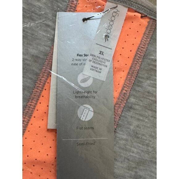 Ideology Women XL Tank Top Striped Grey NWT - Picture 4 of 5